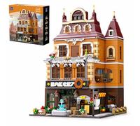 PANTASY European Bakery Building Kit-Landmark Construction Set per adulti e adolescenti, con panetteria, palestra, alloggi e Sky Garden