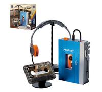 PANTASY Set di registratori a cassette in stile retrò, per adulti, modello vintage, da collezione e decorazione, regalo nostalgico per gli amanti della musica