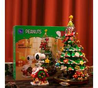 Pantasy Snoopy Set Albero Di Natale Weihnachtsmodell Peanuts Mattoncini