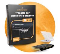 Panteer ® trappola per pesci d'argento - sistema a due trappole - 3 trappole per le passerelle e 3 trappole di ritiro brevettate - incl. 6 esche - Senza insetticidi