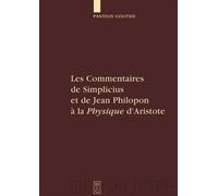 Pantelis Golits Les Commentaires de Simplicius et de Jean Phi (Copertina rigida)