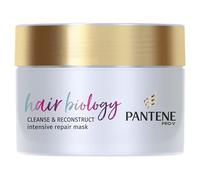 Pantene Hair Biology - Maschera per capelli per detergere e ricostruire, 160 ml