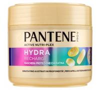 Pantene Pro-V Hydra Recharge Maschera Protezione Cheratina 300ml per Capelli Estremamente Secchi. Nutre Fino a 8 Strati in Profondità e Blocca l'Umidità.Dona Capelli Idratati e Lucenti. Formula Pro-V