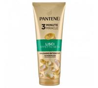 Pantene Balsamo 3 Minute Miracle Lisci Effetto Seta per Capelli Crespi Pro-V Active Nutri-Plex 220ml