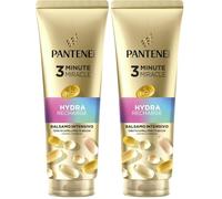 Pantene Pro-V Hydra Recharge Balsamo Intensivo 3 Minute Miracle 220ml per Capelli Molto Secchi. Formula Pro-V con Active Nutri-Plex. Nutre in Profondità, per Capelli Idratati, Lucenti in un Solo Uso