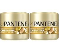 Pantene Pro-V Maschera capelli, Rigenera e Protegge Protezione Cheratina, aiuta a riparare i danni da styling in 1 applicazione, 500ml (Confezione da 2)
