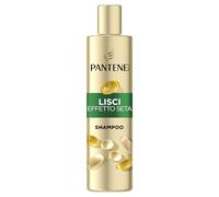 Pantene Pro-V Miracle Serum Shampoo Lisci Effetto Seta, con Acido ialuronico, Il potere di un siero in uno shampoo, Per capelli crespi e secchi, 250 ML (Confezione da 8)