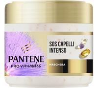 Pantene Morbidi & Setosi Maschera SOS Capelli Intenso con Biotina e Cheratina Ricostituente 300ml. Aiuta a Riparare i Capelli Secchi, Danneggiati, Trattati o Mesciati. Arricchita con 5000 Perle Pro-V