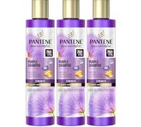 Pantene Pro-V Miracles Purple - Shampoo anti ottonatura e ripristino forza, 3 x 225 ml