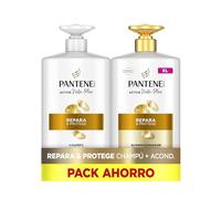 Pantene Pro-V Ripara E Proteggi Shampoo 1L, Balsamo 800 ml Con Dispenser, Capelli Secchi E Danneggiati. Pulisce e protegge i legami dei capelli