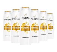 Pantene Pro-V Shampoo Rigenera E Protegge Capelli Deboli, Secchi, Danneggiati. Protegge i Legami del Capello. Senza Siliconi, Olio Minerale e Coloranti. Active Nutri-Plex 6x300ml