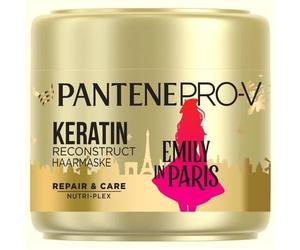 Pantene Pro-V x Emily in Paris Limited Edition Repair & Care Keratin Reconstruct Maschera per capelli, 300 ml, aiuta a riparare i capelli secchi e danneggiati