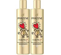 Pantene Pro-V x Keith Haring Edizione Speciale Miracle Shampoo Rigenera E Protegge 250ml Aiuta a Riparare Capelli Deboli, Secchi e Danneggiati. Formula Pro-V con Active Nutri-Plex (Confezione da 2)