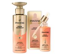 Pantene Set Shampoo Siero Anti Caduta Grow Abundant 60ml Riduce La Caduta Di