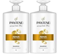 Pantene Shampoo Rigenera E Protegge Capelli Deboli, Secchi, Pro-V Active Nutri-Plex, Dosatore 1000ml (Confezione da 2)