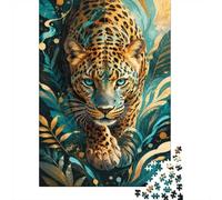 Pantera 1000 pezzi Mini Puzzle per Adulti | 70 x 50 cm Carta, Decorazione della camera, Taglio preciso, Regalo di riunione, Relax mentale