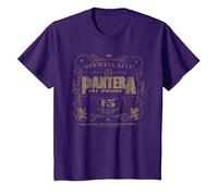 Pantera 101 Proof Skull Rock Music Band Maglietta, Bambini, Viola, 3 Anni