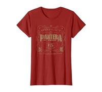 Pantera 101 Proof Skull Rock Music Band Maglietta, Donna, Mirtillo Rosso, 3XL