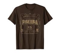 Pantera 101 Proof Skull Rock Music Band Maglietta, Uomo, Marrone, L
