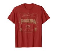 Pantera 101 Proof Skull Rock Music Band Maglietta, Uomo, Mirtillo Rosso, XL