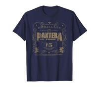 Pantera 101 Proof Skull Rock Music Band Maglietta, Uomo, Navy, L