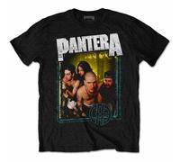 Pantera 'Barbed' (Nero) T-Shirt - NUOVO E UFFICIALE