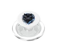 Pantera Nera Con Spruzzi Di Vernice PopSockets PopGrip per MagSafe