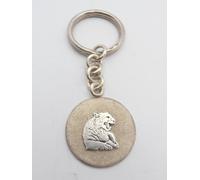 Pantera Nera - Leopardo - Ghepardo : Portachiavi in Argento 925 con Felino