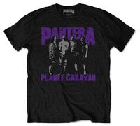 Pantera 'Planet Caravan' (Nero) T-Shirt - NUOVO E UFFICIALE