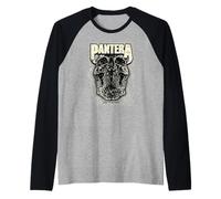 Pantera Revolution Skull Maglia con Maniche Raglan