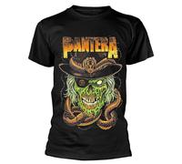 Pantera 'Snake & Skull' (Nero) Maglietta - NUOVO E UFFICIALE