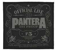 Pantera Standard Patch 101% Proof Nuovo Ufficiale Nero