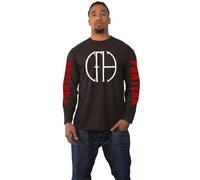 Pantera T Shirt Frayed Band Logo Nuovo Ufficiale Unisex Nero Long Sleeve Size XL