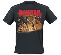 Pantera The Great Southern Trendkill Uomo T-Shirt Nero 100% Cotone Regular
