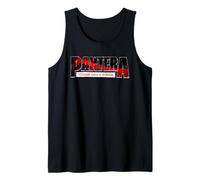Pantera Ufficiale Volgare Display Of Power Logo Rosso Canotta