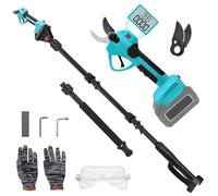 panthem Forbici da potatura elettriche senza fili 2 in 1 con palo per Makita 18 V, portata di 4 m, diametro di taglio 4,1 cm, cesoie da giardino senza spazzole per potare rami di alberi e fiori