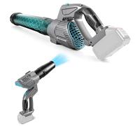 panthem Mini soffiatore a batteria, mini ventilatore senza fili, compatibile con Makita 18 V (senza batterie), per la cura del prato, bolle di foglie, soffiatore elettrico per soffiare via foglie