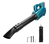 panthem Soffiatore a batteria compatibile con Makita 18 V, 180 km/h a 5 marce, senza fili, 28000 giri/min, portata d'aria 768 m³/h, per giardino, foglie, polvere e neve, senza batteria e caricatore