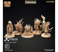 Pantheon Degli Aztechi - Set Chaneque - Guerrieri Maghi Mistici 28 32mm