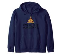 Panthéon Sorbonne Distretto amministrativo di Parigi Felpa con Cappuccio