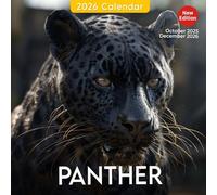 Panther Calendar 2026: A Year of Sleek and Majestic Panthers Roaming the Wild | Kalender Calendario Calendrier
