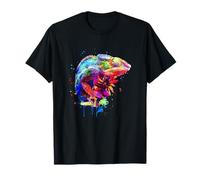 Panther Chameleon - Custode per rettili acquerelli Maglietta