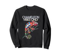 Panther Chameleon Lovers Only Chameleon Vibes Always Felpa
