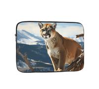 Panther Mountain Lion Borsa per laptop da 15 pollici, impermeabile, antiurto, borsa per computer portatile, borsa leggera per tablet