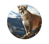 Panther Mountain Lion Button Pins 1 Pc, 6,1 cm Rotondo Pulsante Distintivi Metallo Immagine Personalizzata Foto Pin Bottoni Kit Per Artigianato Forniture Natale Fai Da Te Progetti Feste, Misura unica