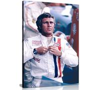 Panther Print Steve Mcqueen Le Mans Stampa su tela da parete (45 x 30 cm)