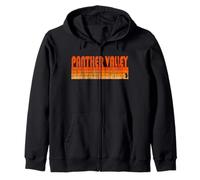 Panther Valley, stile retrò anni '80 del New Jersey Felpa con Cappuccio