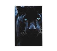 Panther With Blue Eyes 3 x 5 Ft bandiera, bandiere da giardino vivaci su entrambi i lati, striscione di benvenuto stagionale da cortile con occhielli in ottone decorazione sfondo fotografico per