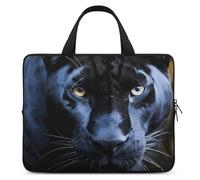 Panther with Blue Eyes Custodia per laptop da 10 pollici Custodia protettiva per computer da viaggio d'affari Borsa per laptop o tablet