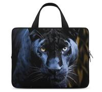 Panther with Blue Eyes - Custodia protettiva per computer portatile da 15 pollici, per viaggi d'affari e viaggi, valigetta per laptop o tablet